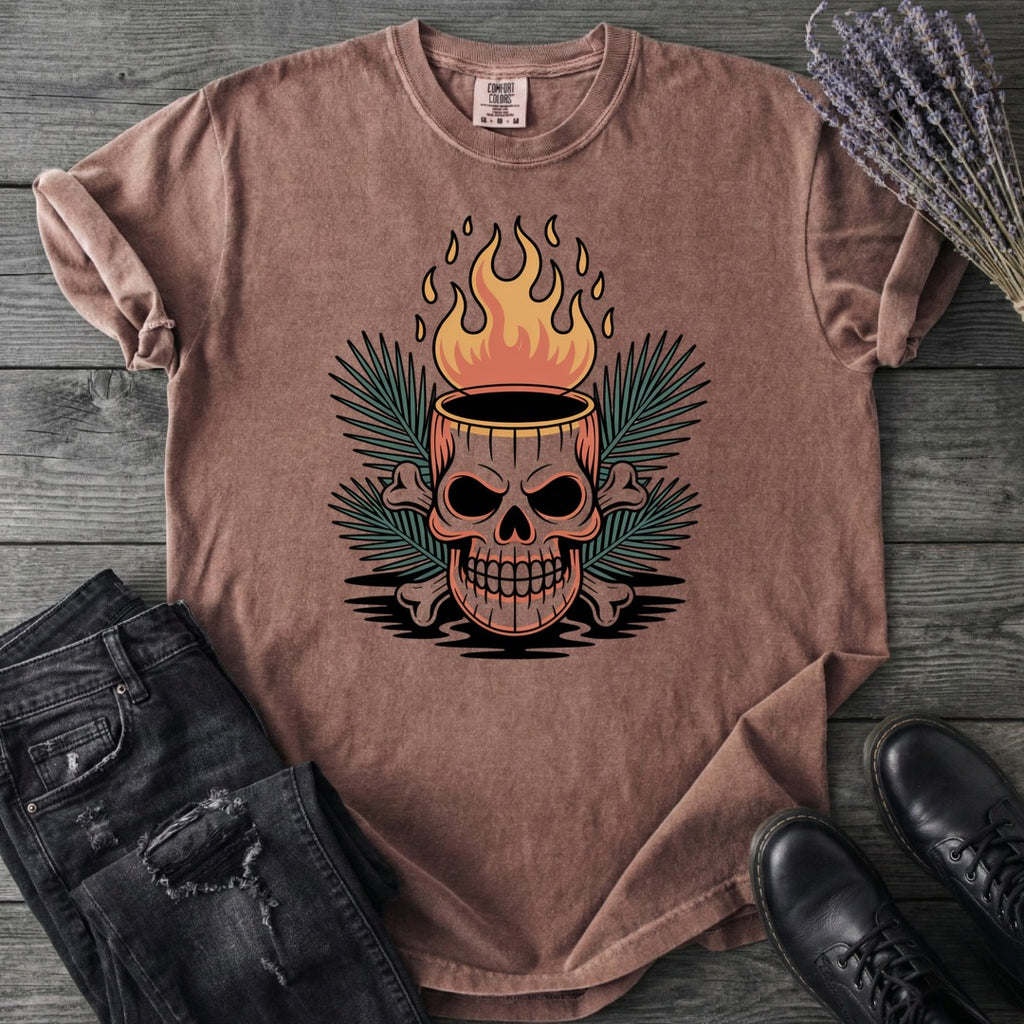Tiki Skull Drink T-Shirt