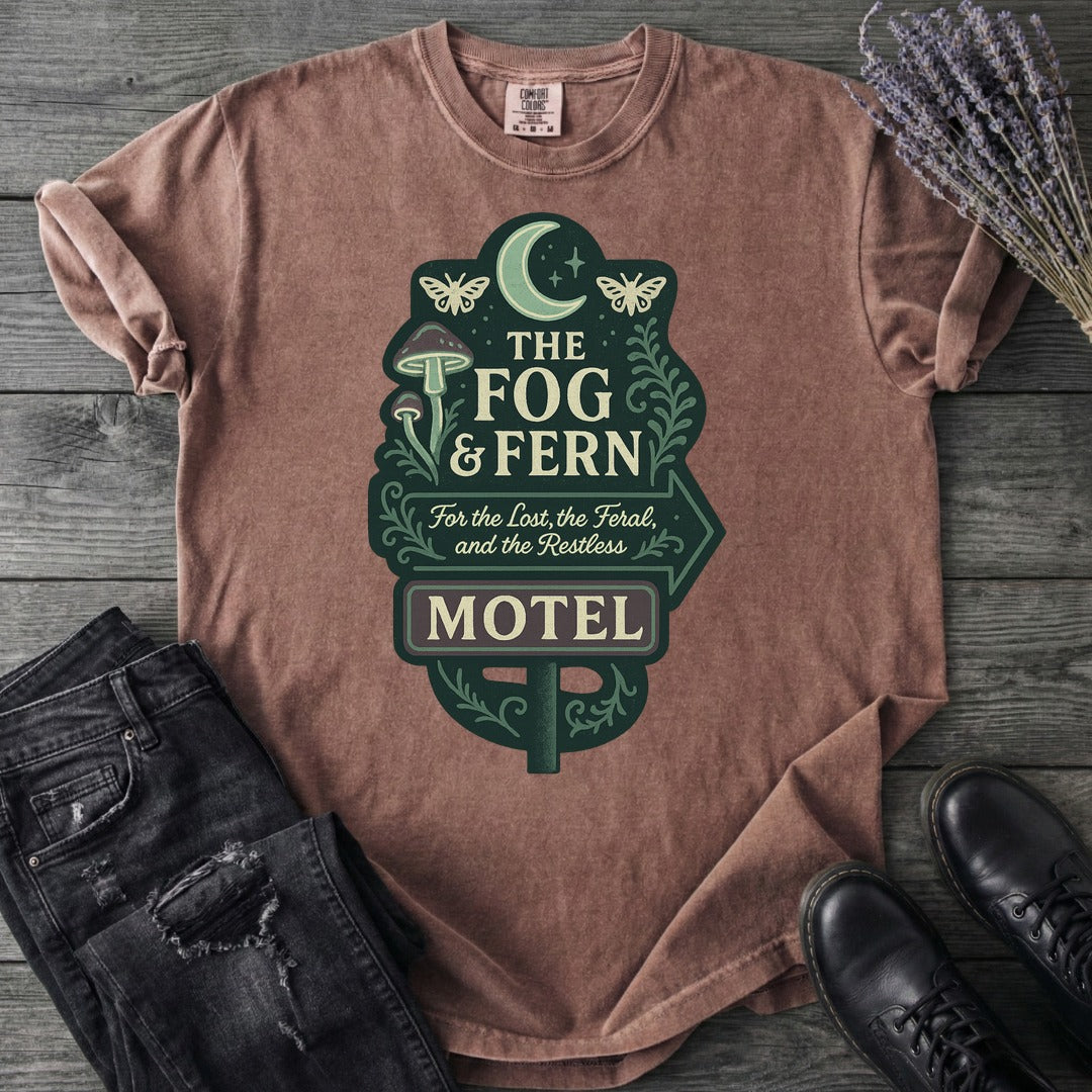 The Fog And Fern Motel T-Shirt