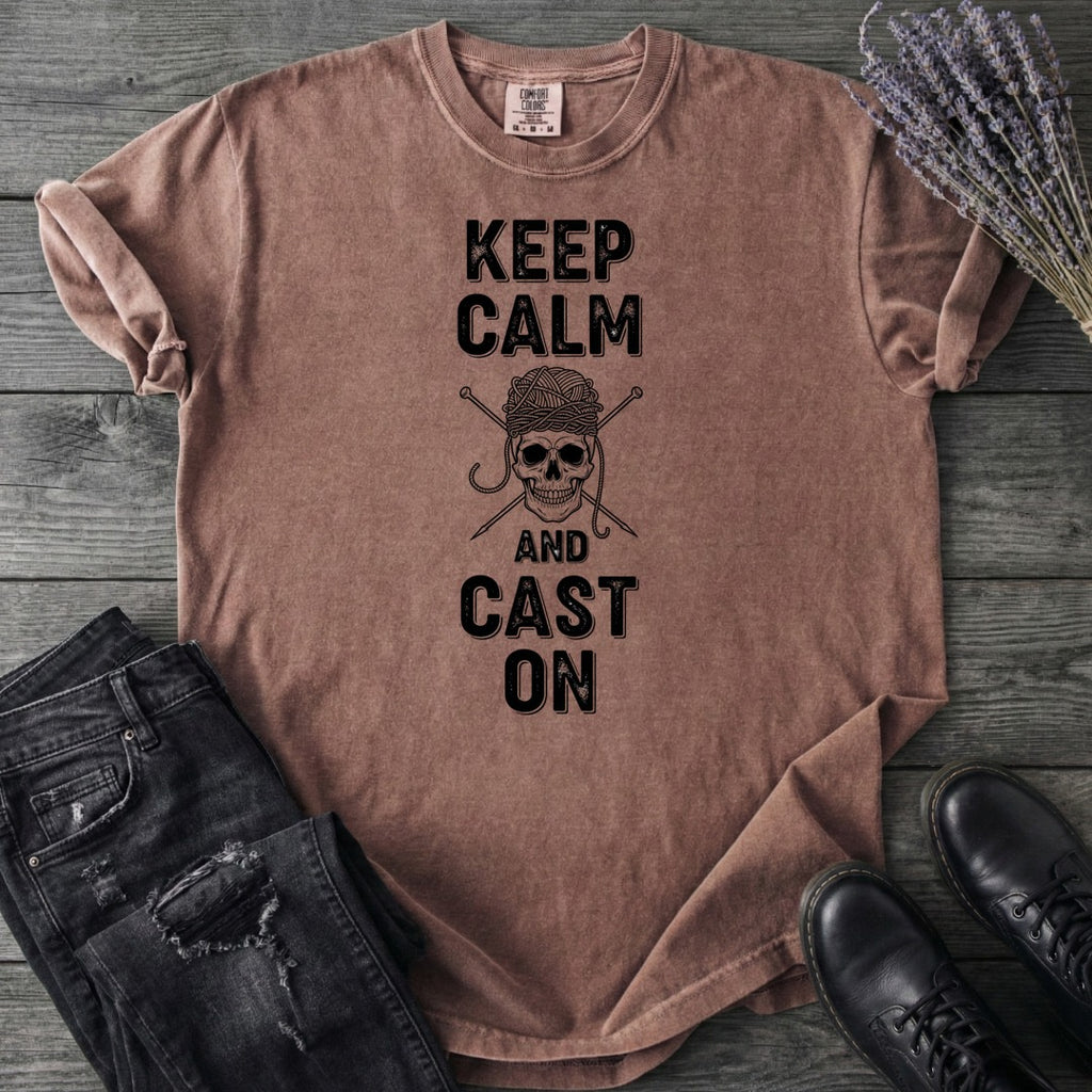 Keep Calm And Cast On T-Shirt