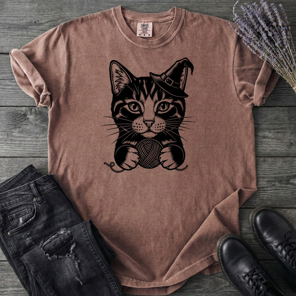 Witchy Yarn Cat T-Shirt