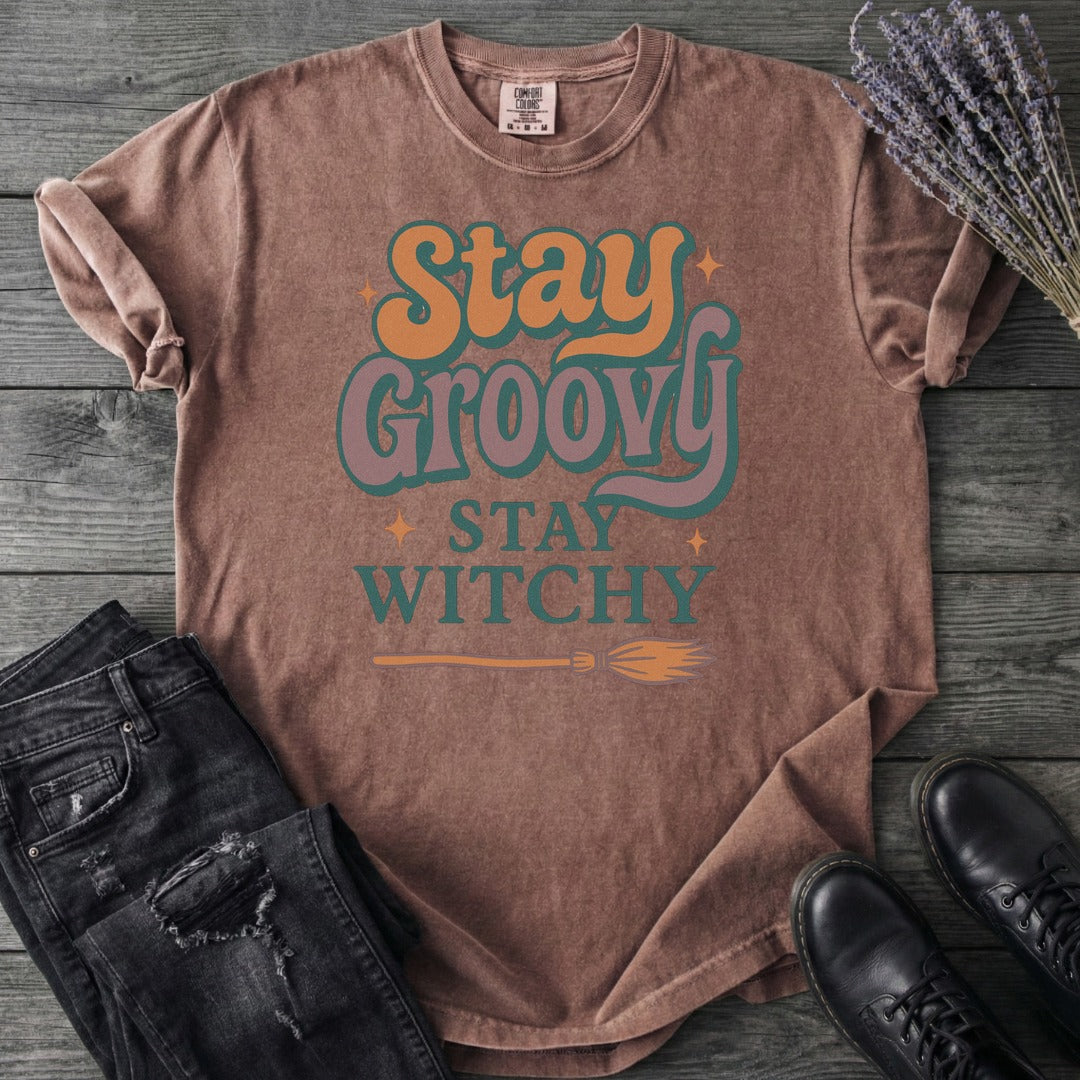 Stay Groovy Stay Witchy T-Shirt