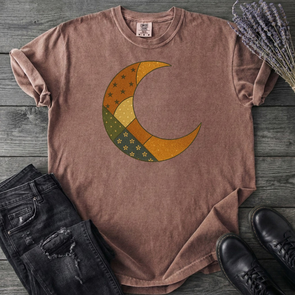 Patchwork Crescent Moon T-Shirt