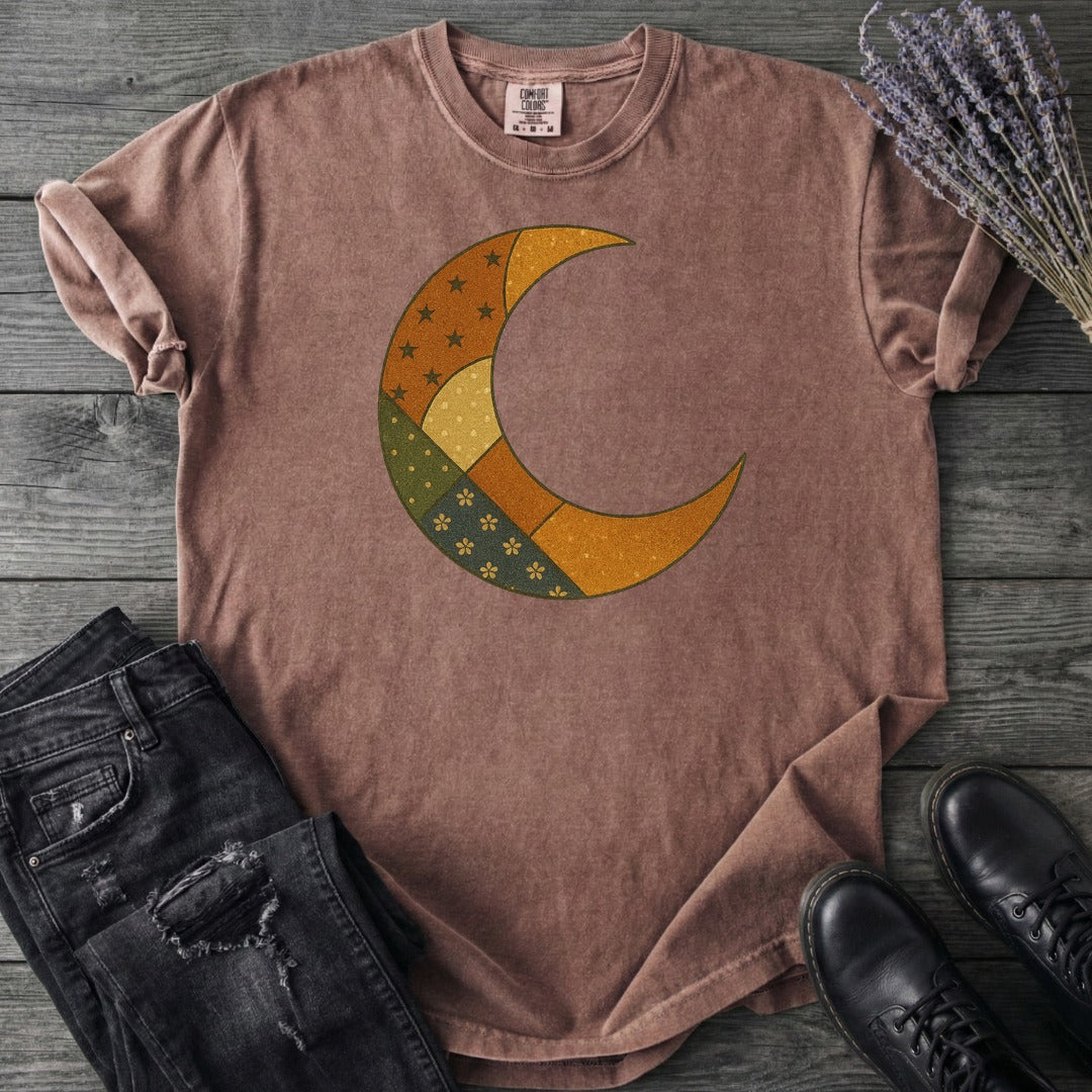 Patchwork Crescent Moon T-Shirt