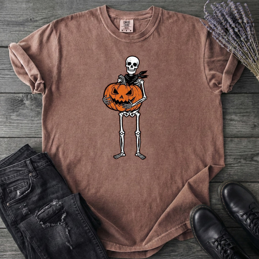 Skeleton Jack O Lantern T-Shirt