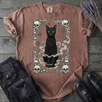 Cat Skull Card T-Shirt
