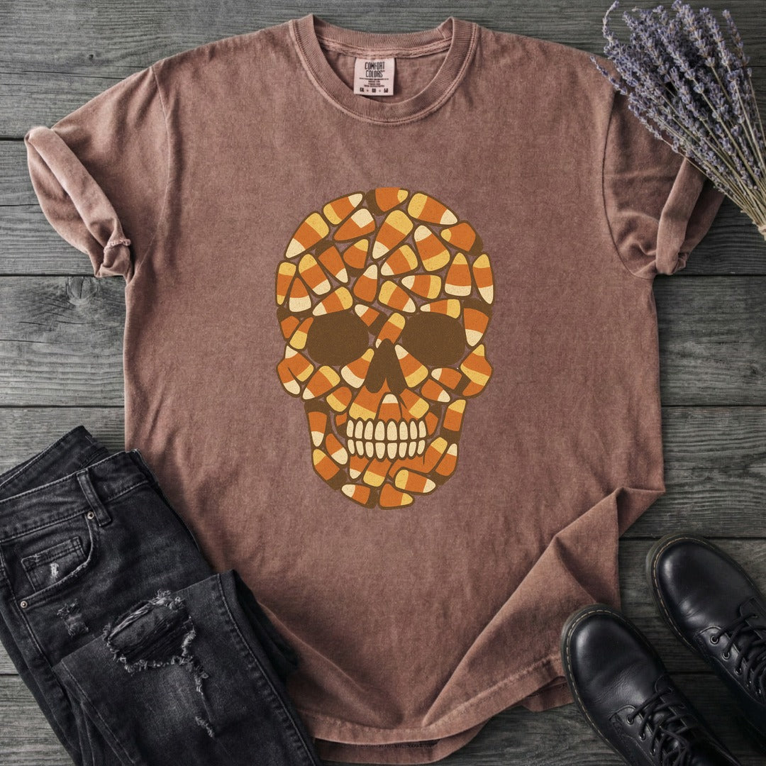 Candy Corn Skull T-Shirt