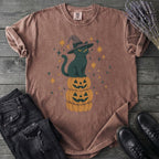 Stacked Cat and Pumpkins T-Shirt