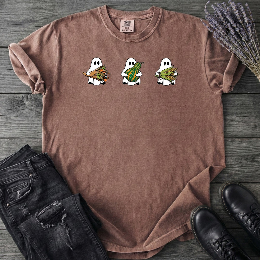 Ghosts Autumn Gourds T-Shirt