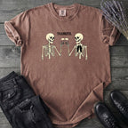 Thankful Toasting Skeletons T-Shirt