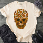 autumn leaves skull T-Shirt