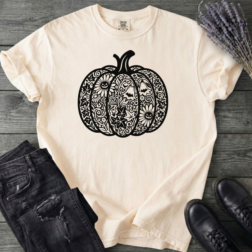 Linocut Pumpkin T-Shirt