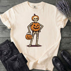 Skeleton Jack O Lantern Costume T-Shirt