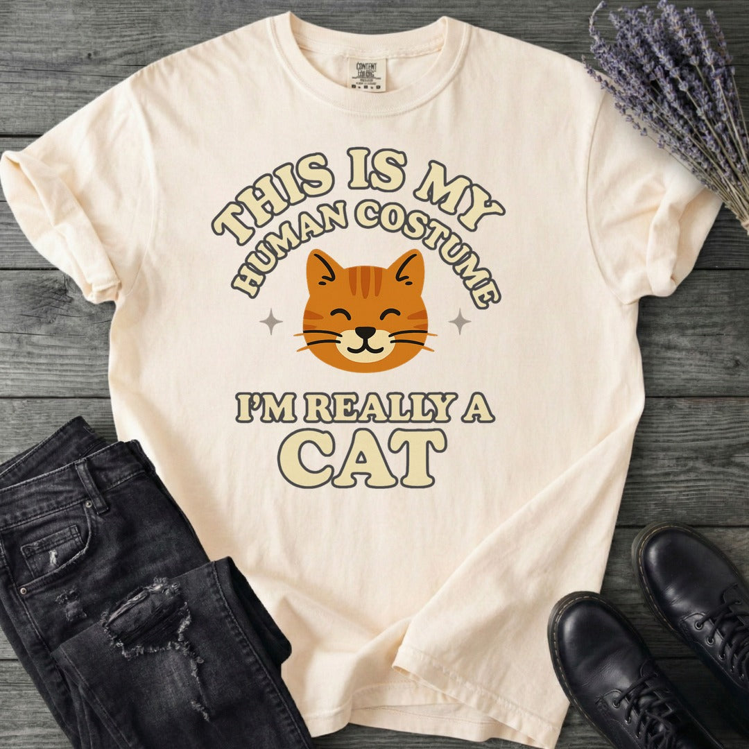 Human Costume Cat T-Shirt