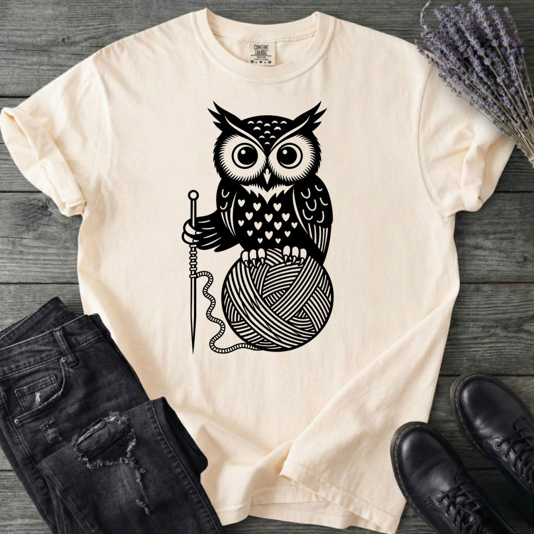Owl And Yarn T-Shirt