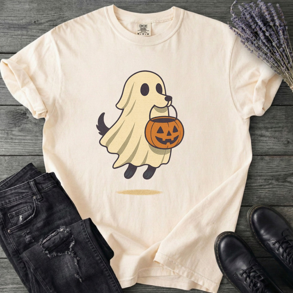 Ghost Dog Trick-Or-Treating T-Shirt