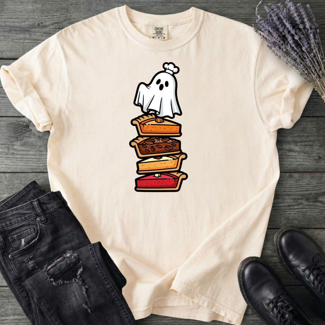 Stacked Pie Ghost T-Shirt