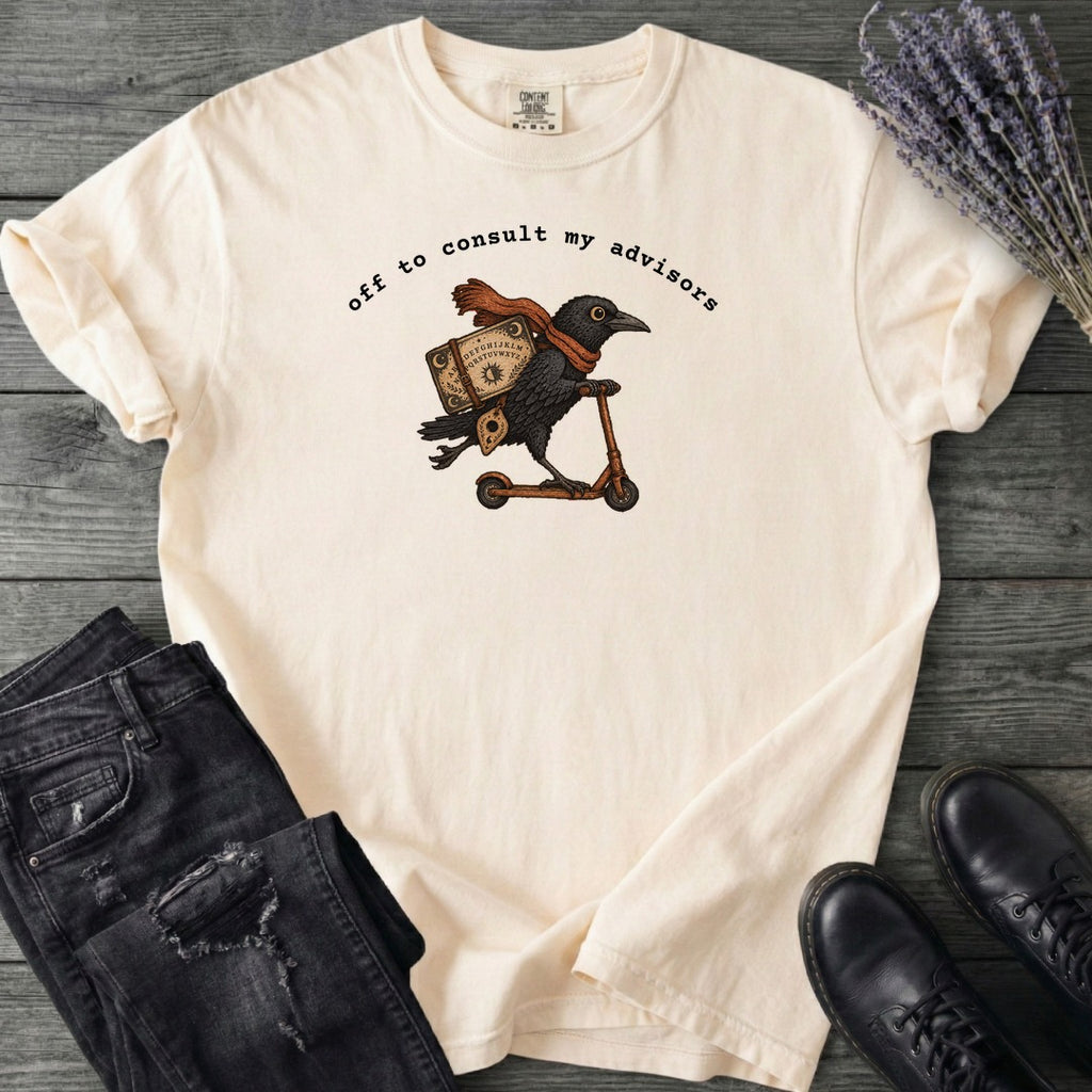 Off To Consult My Advisors T-Shirt