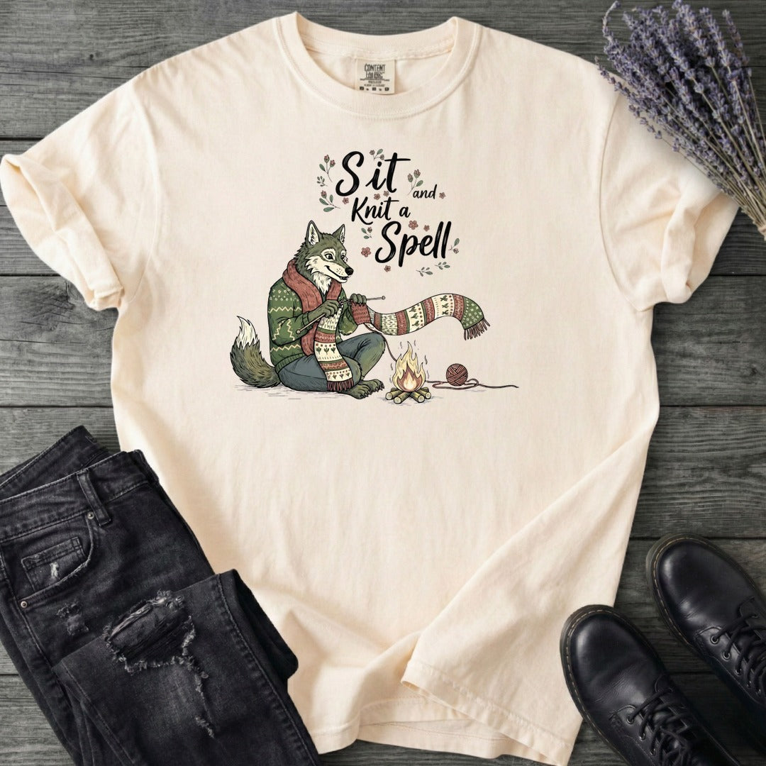 Sit And Knit A Spell T-Shirt