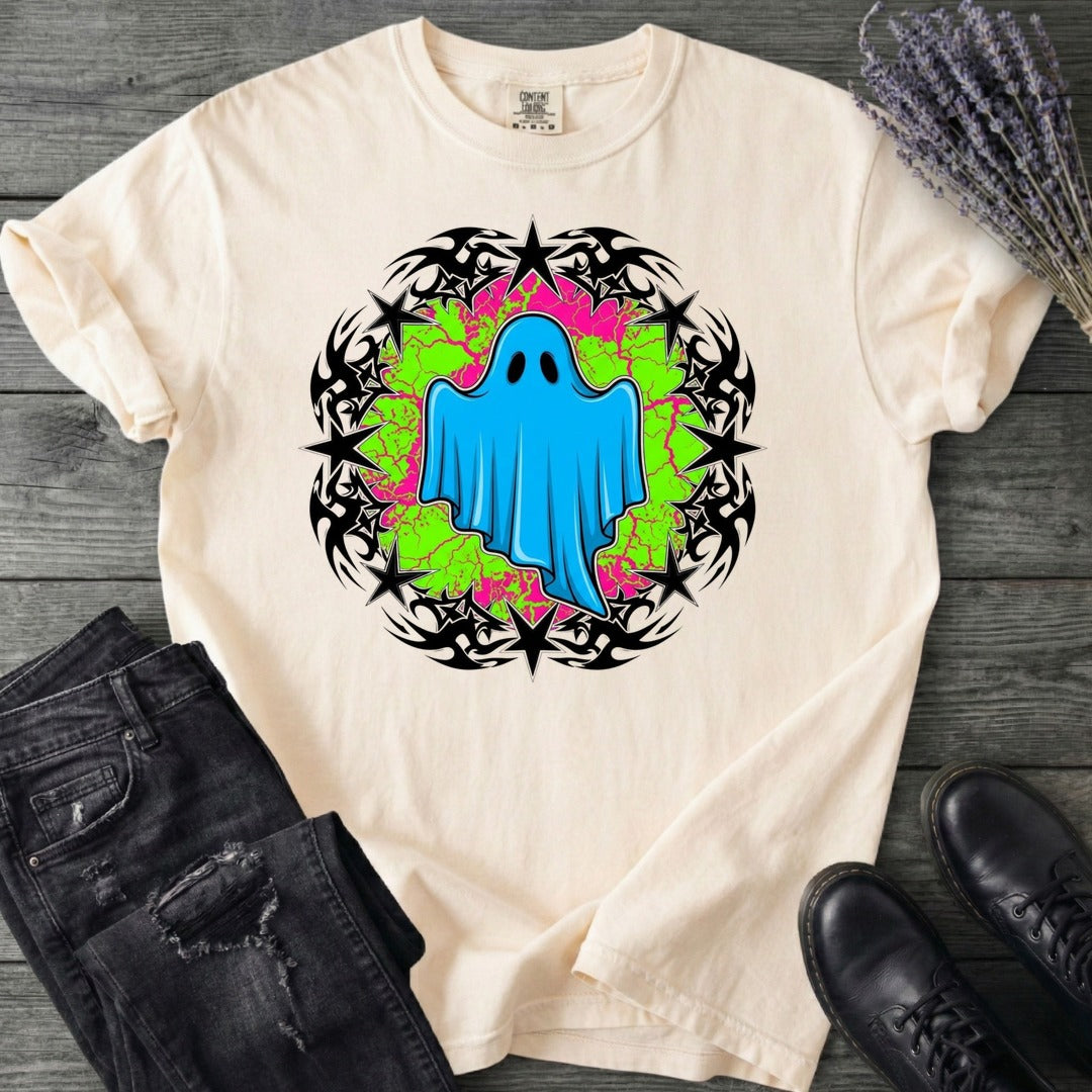 Grunge Star Ghost T-Shirt