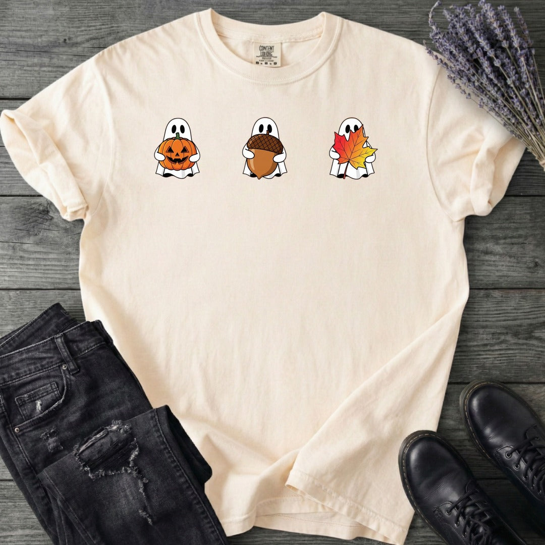 Ghosts Autumn Icons T-Shirt