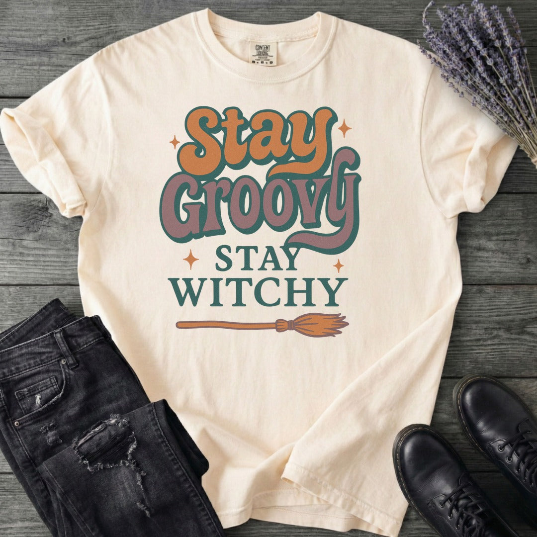 Stay Groovy Stay Witchy T-Shirt