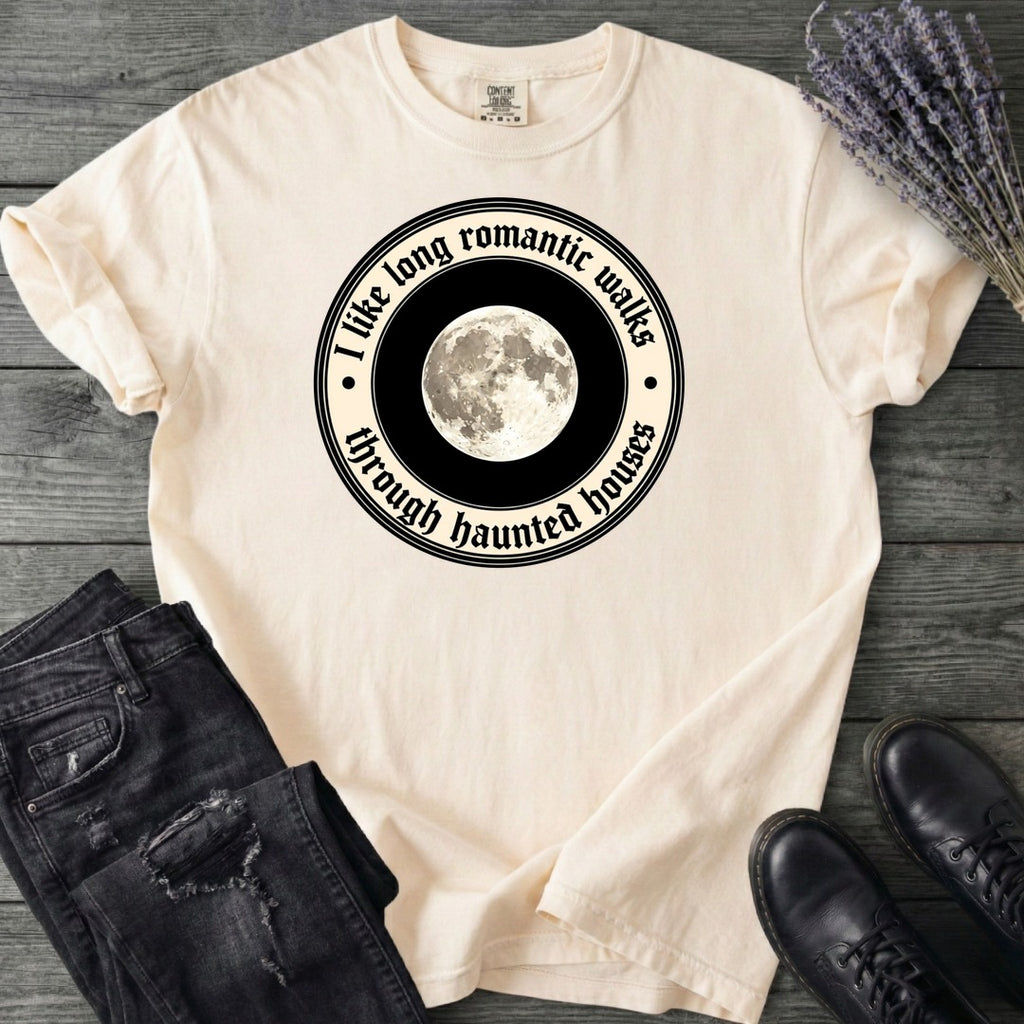 Long Romatic Walks Haunted House T-Shirt