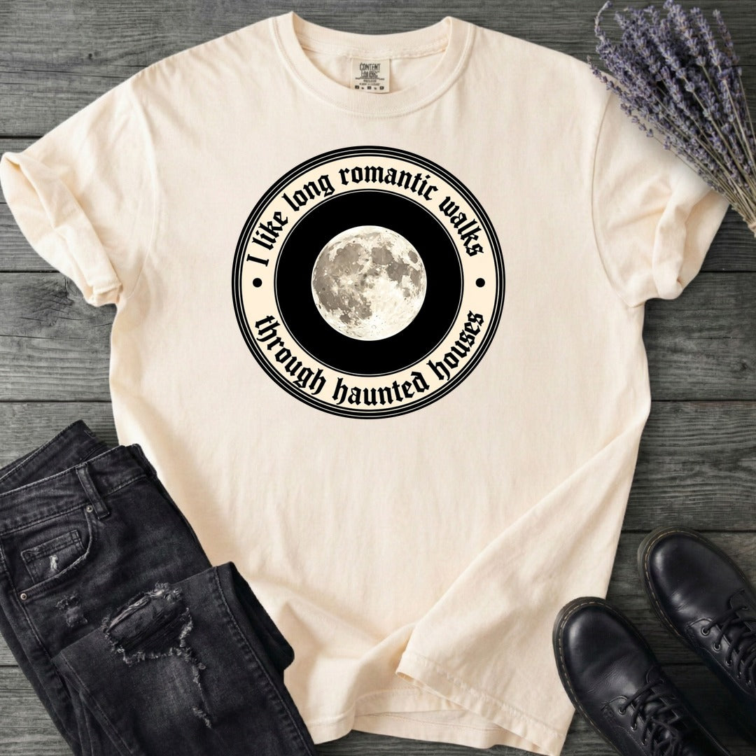 Long Romatic Walks Haunted House T-Shirt