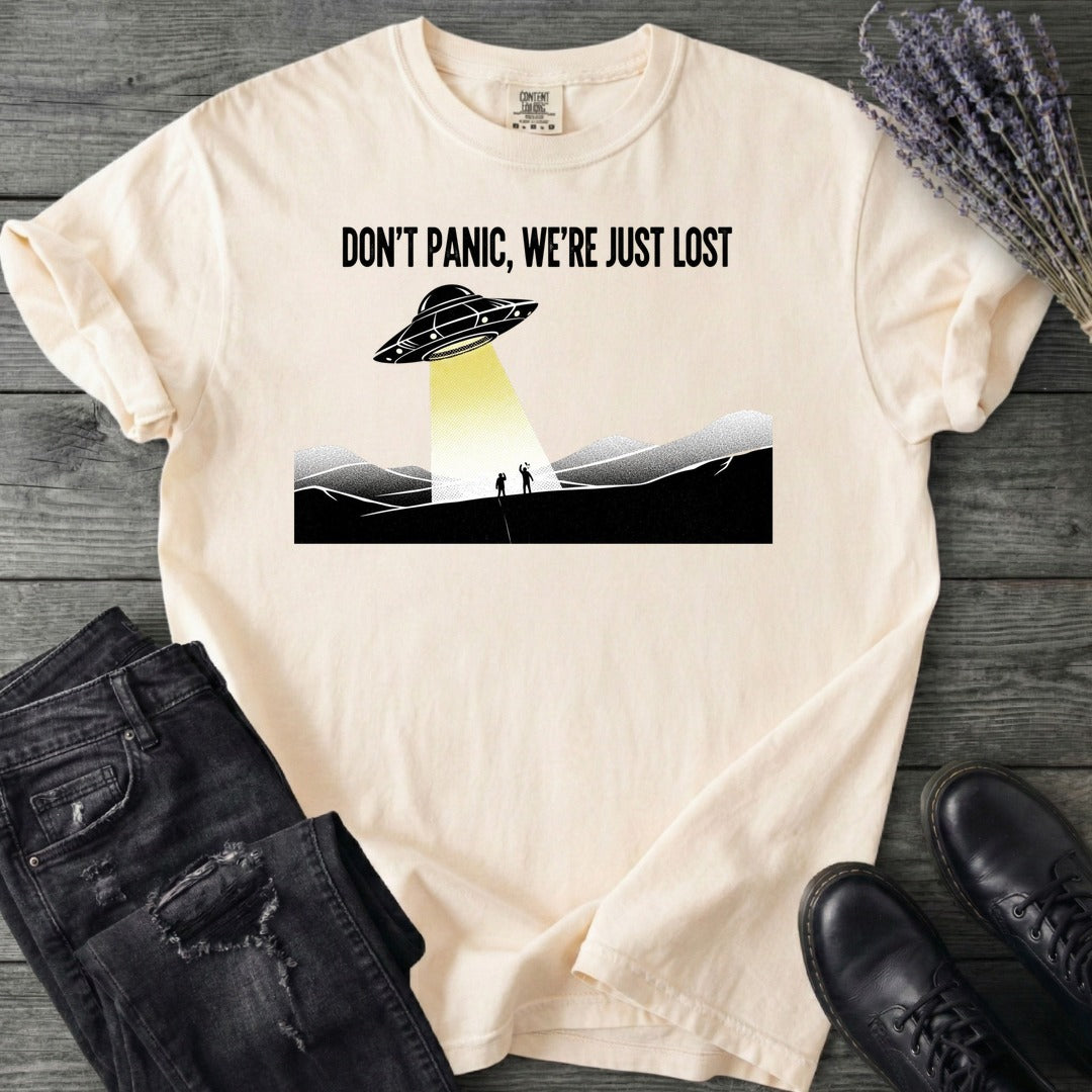 Dont Panic Were Lost T-Shirt