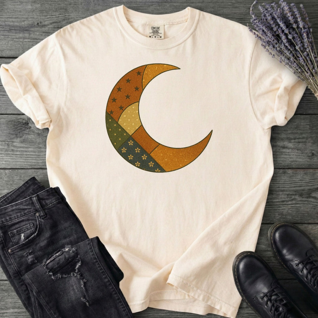 Patchwork Crescent Moon T-Shirt