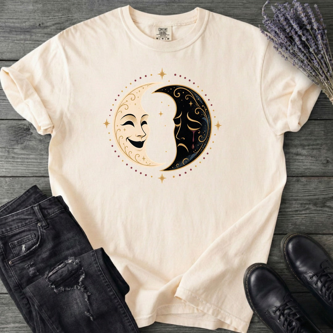 Comedy Tragedy Moons T-Shirt