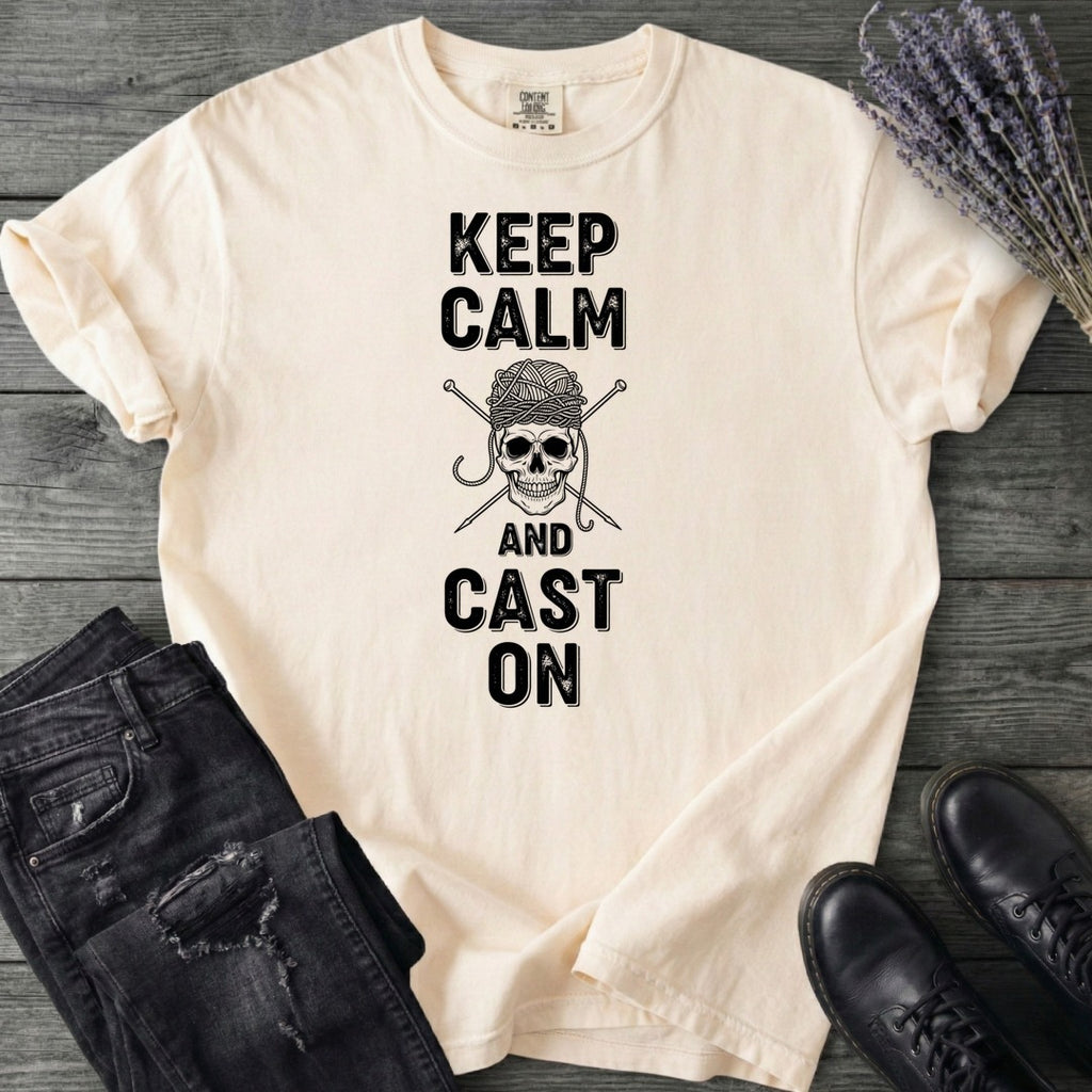 Keep Calm And Cast On T-Shirt