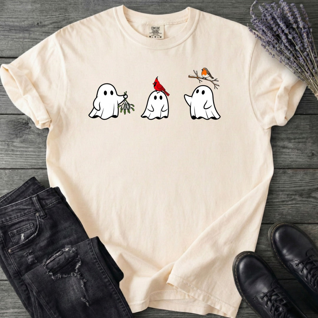 Ghosts With Birds T-Shirt