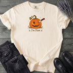 Jack-O-Lantern I'm Fine T-Shirt