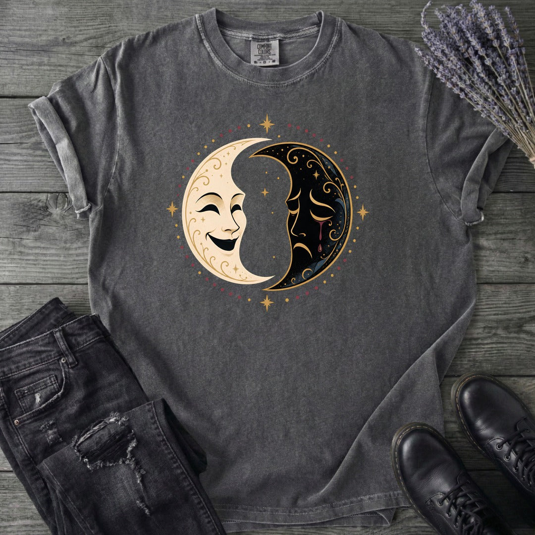 Comedy Tragedy Moons T-Shirt