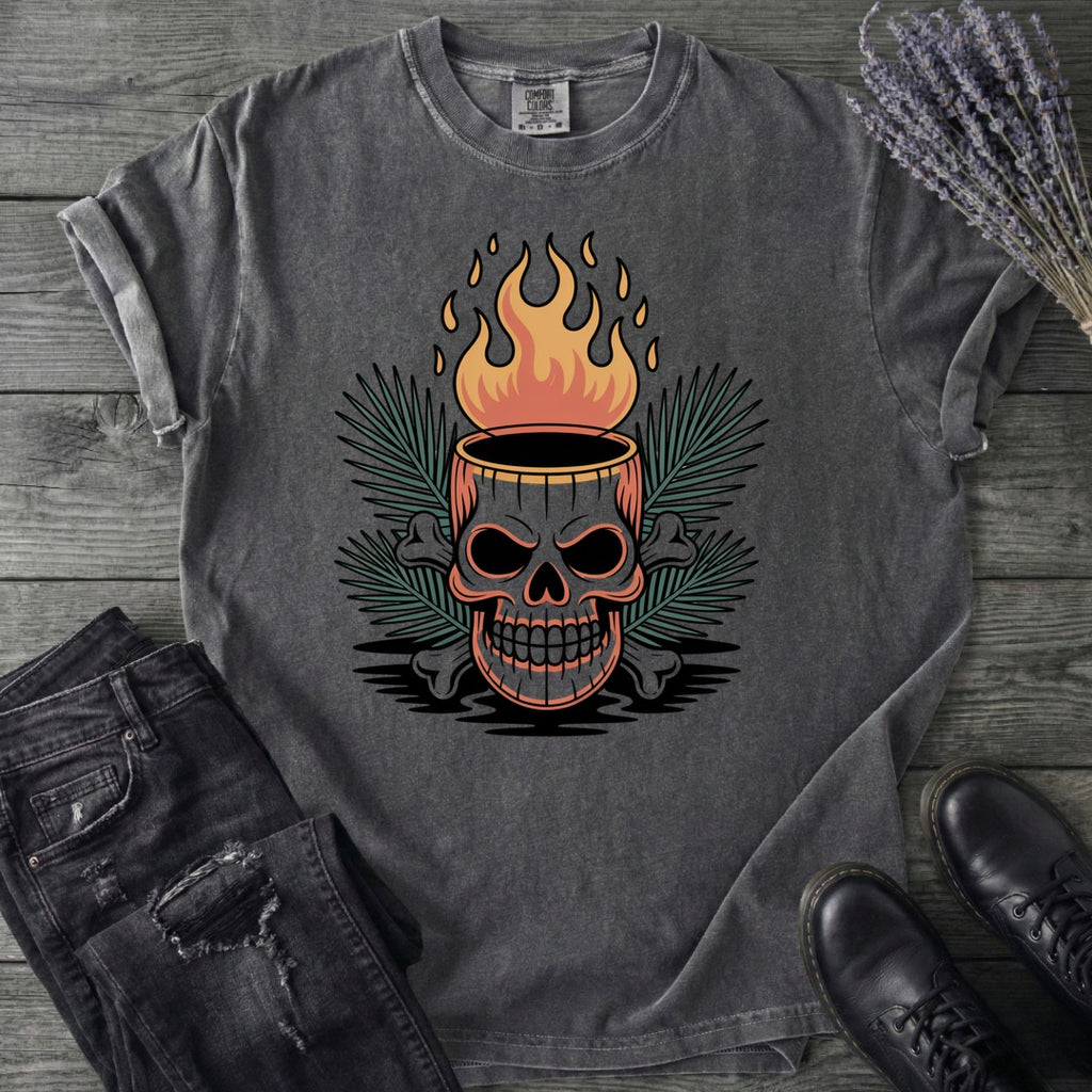 Tiki Skull Drink T-Shirt
