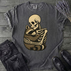 Skeleton Raccoon Hug T-Shirt