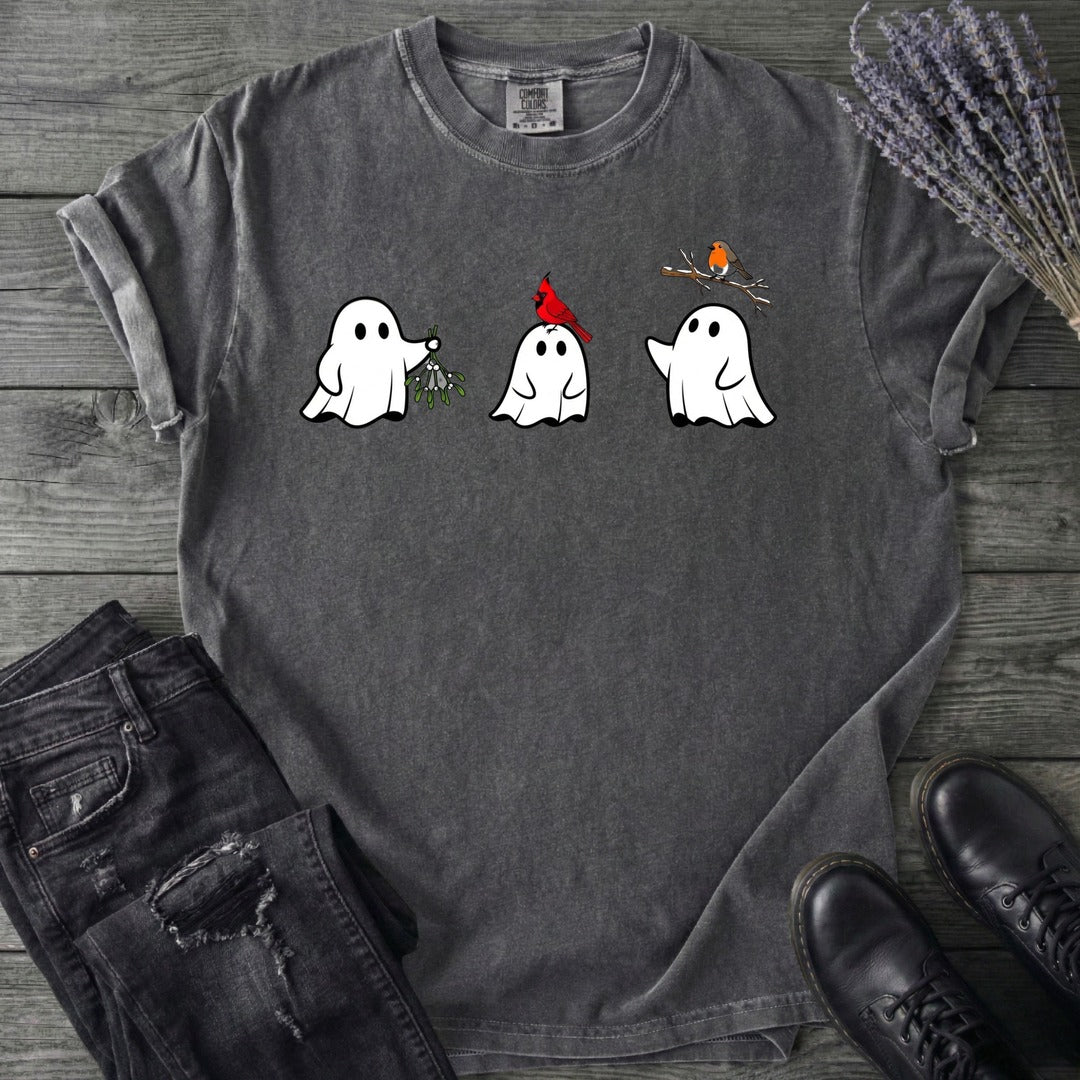 Ghosts With Birds T-Shirt