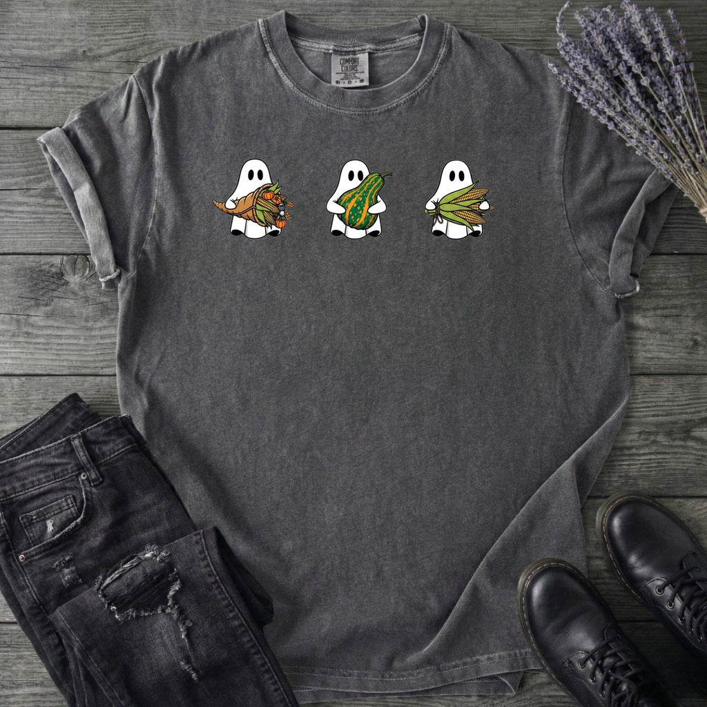 Ghosts Autumn Gourds T-Shirt