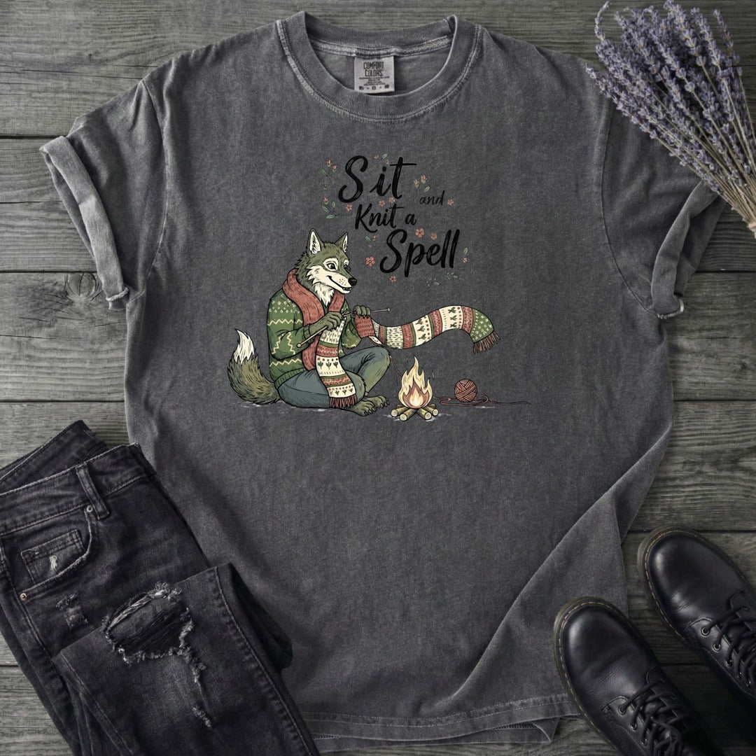 Sit And Knit A Spell T-Shirt