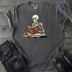 Skeleton Reading T-Shirt