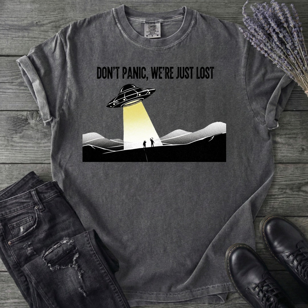Dont Panic Were Lost T-Shirt