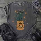 Stacked Cat and Pumpkins T-Shirt