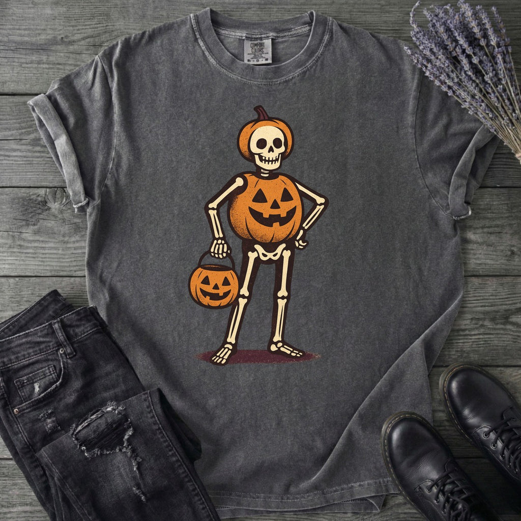 Skeleton Jack O Lantern Costume T-Shirt