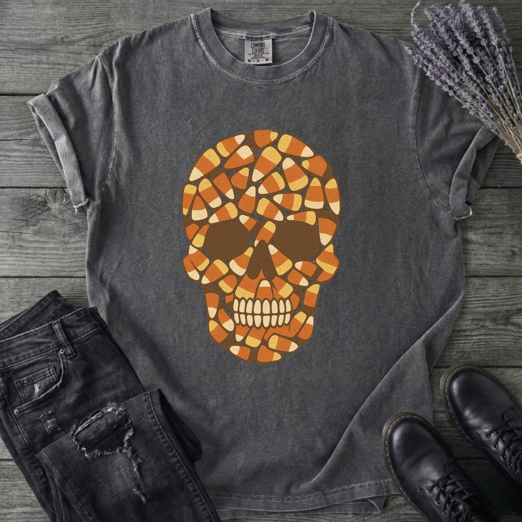 Candy Corn Skull T-Shirt