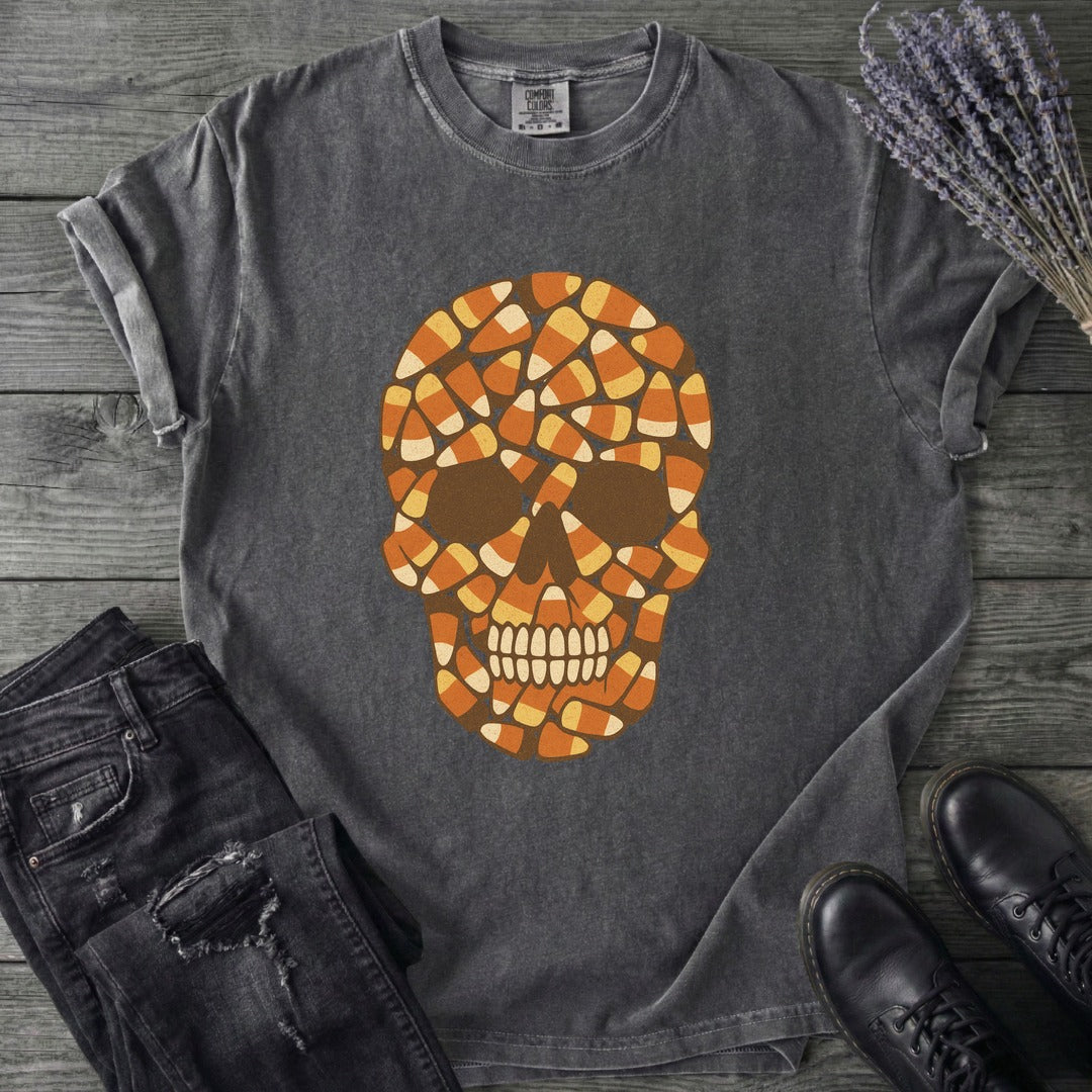 Candy Corn Skull T-Shirt