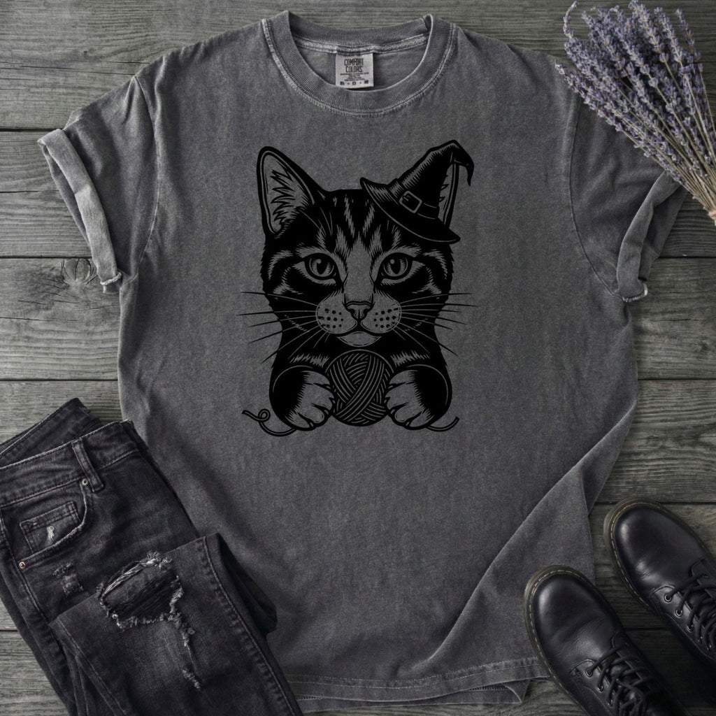 Witchy Yarn Cat T-Shirt