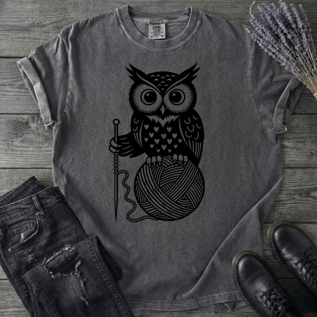Owl And Yarn T-Shirt