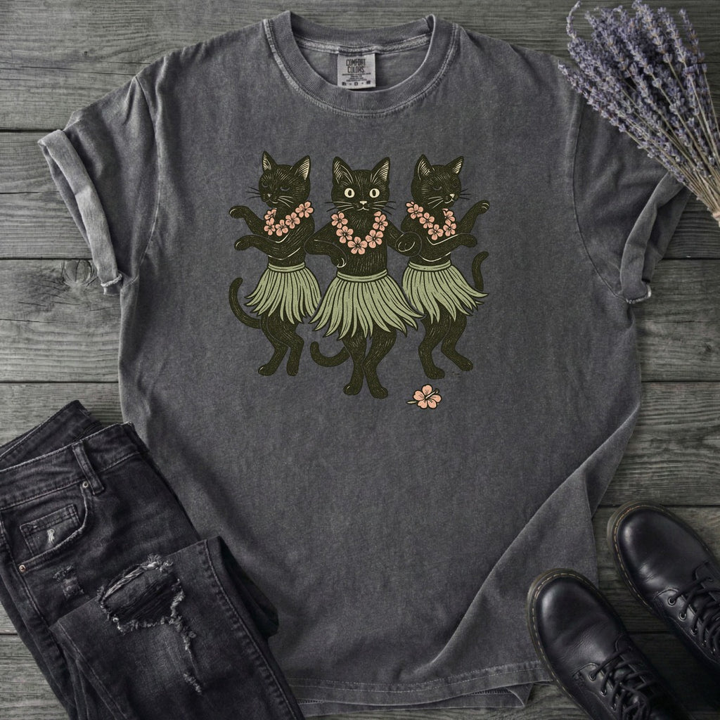 Hula Black Cats T-Shirt