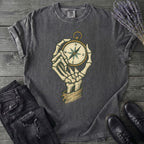 Nautical Compass Skeleton Hand T-Shirt