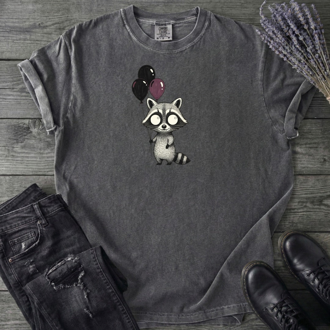 Raccoon Balloons T-Shirt